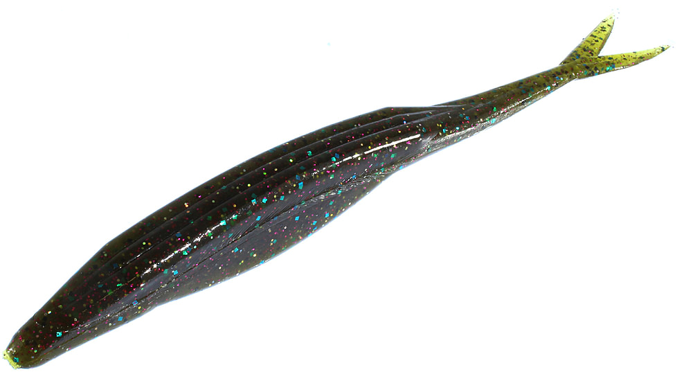 Zoom Mag Super Fluke Baitfish Imitator, 5 Pack, 7in, Tilapia Magic, 112411X