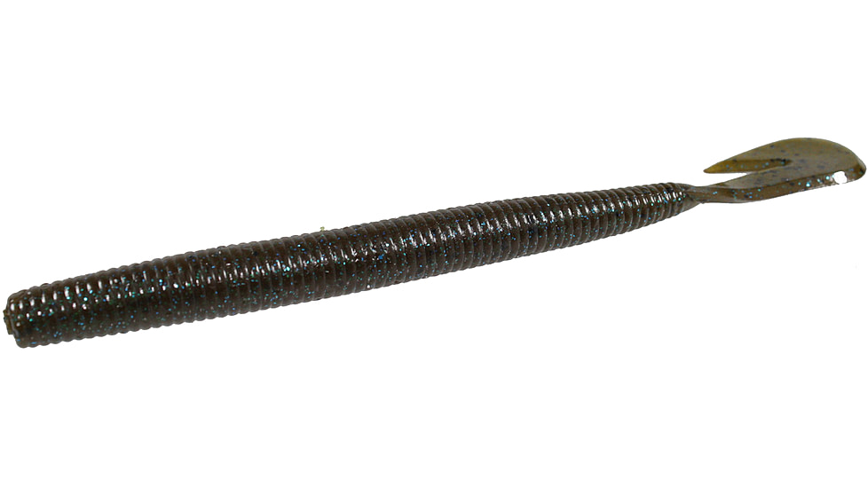 Zoom Mag U-V Speed Worm, 8 Pack, 7in, Green Pumpkin Blue, 113239X