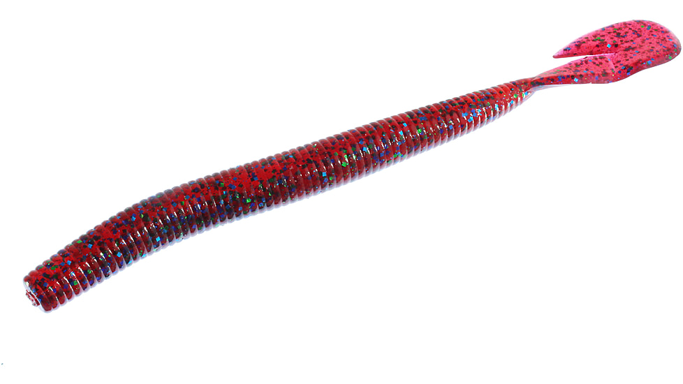 Zoom Mag U-V Speed Worm, 8 Pack, 7in, Plum Apple, 113113X