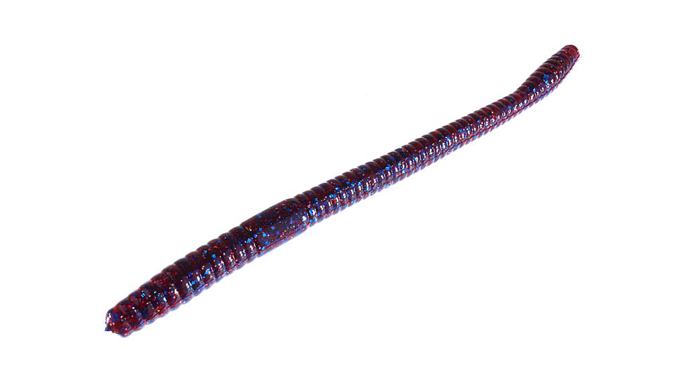 Zoom Magnum Trick Worm, 8 Pack, 7in, Plum Crazy, 115285X