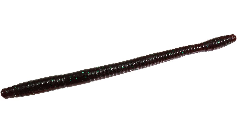 Zoom Magnum Trick Worm, 8 Pack, 7in, Scuppernong Green, 115316X