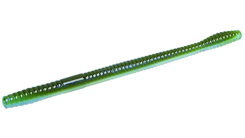 Zoom Magnum Trick Worm, 8 Pack, 7in, Watermelon Moondust, 115363X