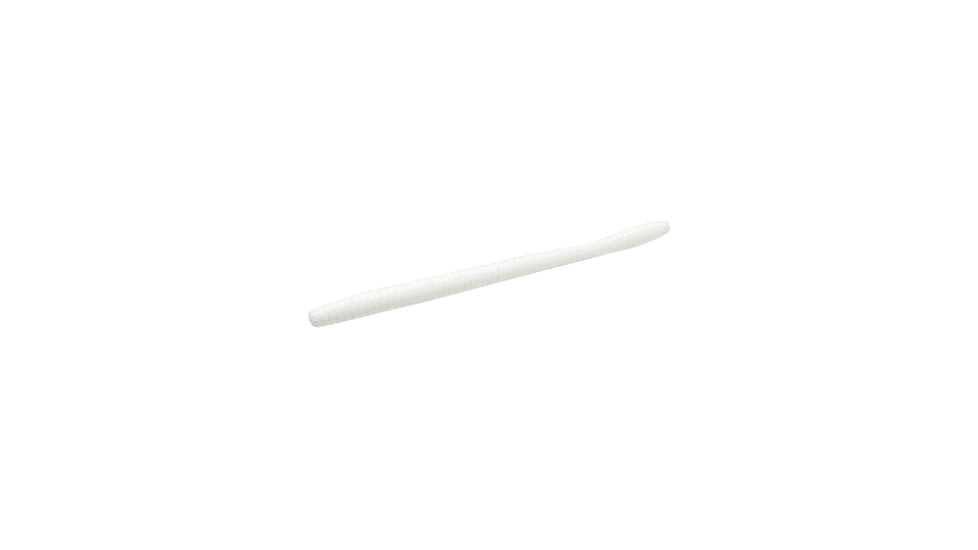 Zoom Magnum Trick Worm, 8 Pack, 7in, White, 115040X