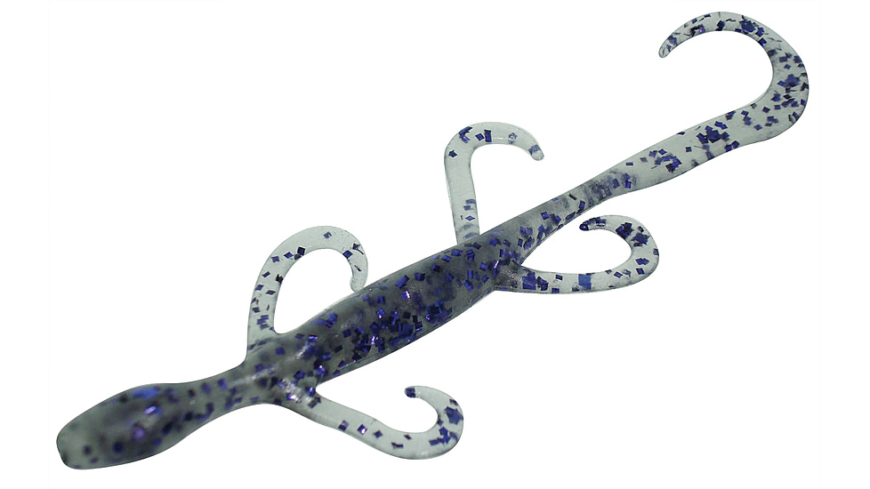 Zoom Mini Lizard, 15 Pack, 4in, Smoke Purple, 005010X