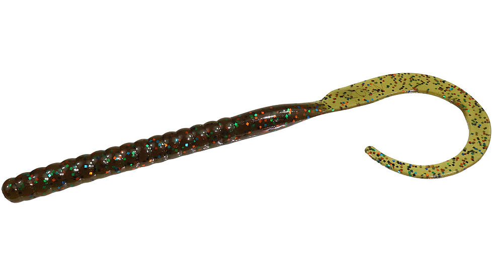 Zoom Ole Monster Magnum Worm, 9 Pack, 10.5in, Bull Bream, 026435X