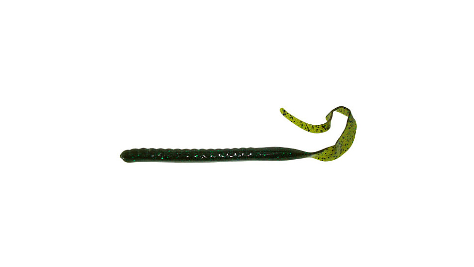 Zoom Ole Monster Magnum Worm, 9 Pack, 10.5in, Green Pumpkin Green, 026184X