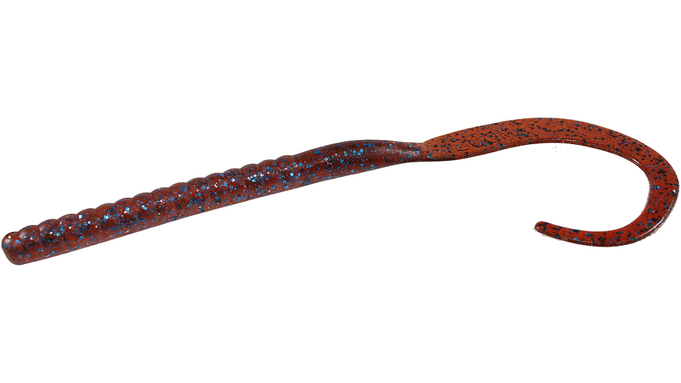 Zoom Ole Monster Magnum Worm, 9 Pack, 10.5in, Moccasin Blue, 026007X
