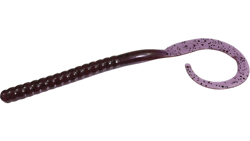 Zoom Ole Monster Magnum Worm, 9 Pack, 10.5in, Purple Pumpkin, 026432X
