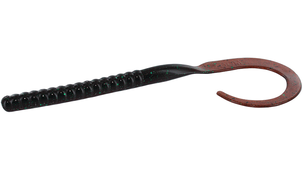 Zoom Ole Monster Magnum Worm, 9 Pack, 10.5in, Scuppernong Green, 026316X
