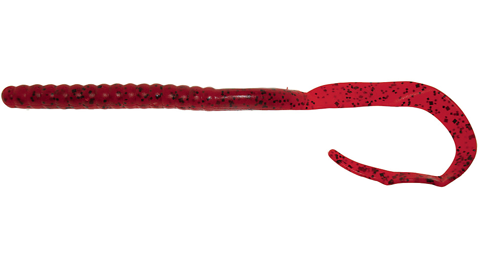 Zoom Ole Monster Magnum Worm, 9 Pack, 10.5in, Tomato Seed, 026084X