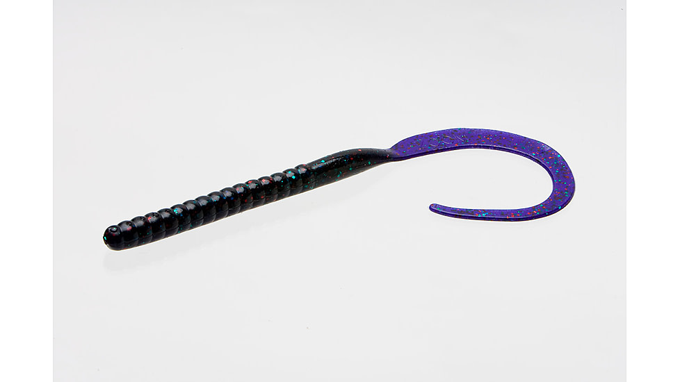 Zoom Olft Monster Worm, 9, 0.5in, Junebug -Red, 26177