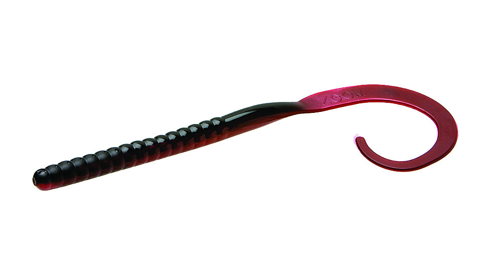 Zoom Olft Monster Worm, 9, 0.5in, Red Shad, 26029