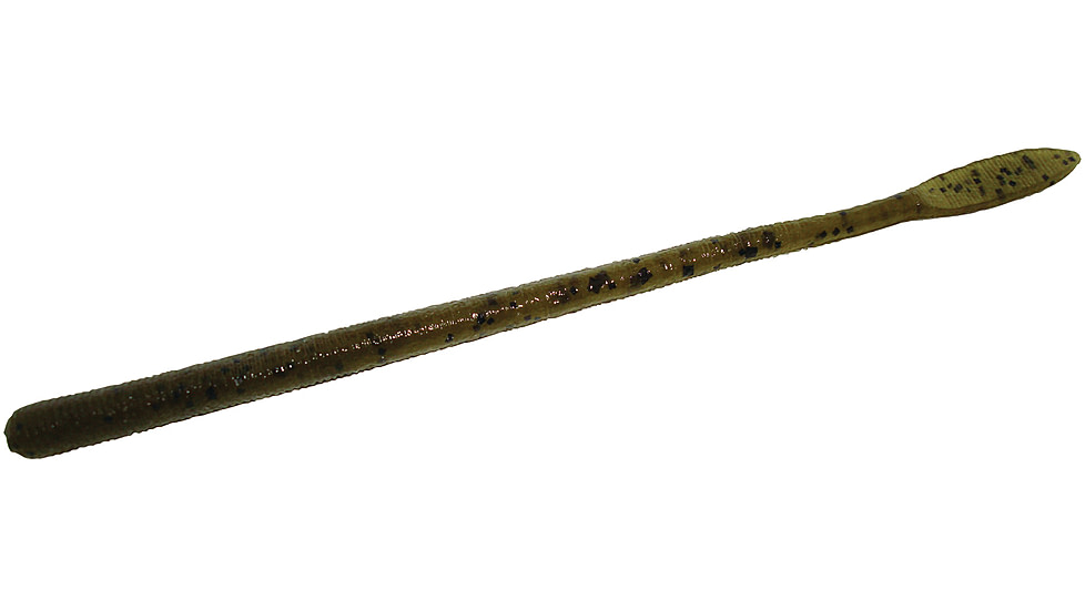 Zoom Original Worm, 20 Pack, 6in, Green Pumpkin, 025025X