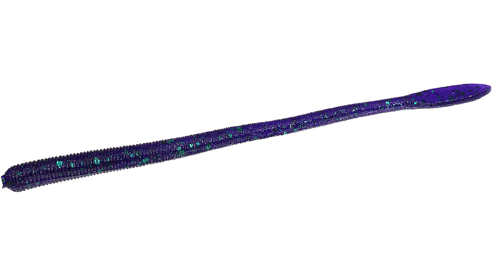 Zoom Original Worm, 20 Pack, 6in, Junebug, 025005X