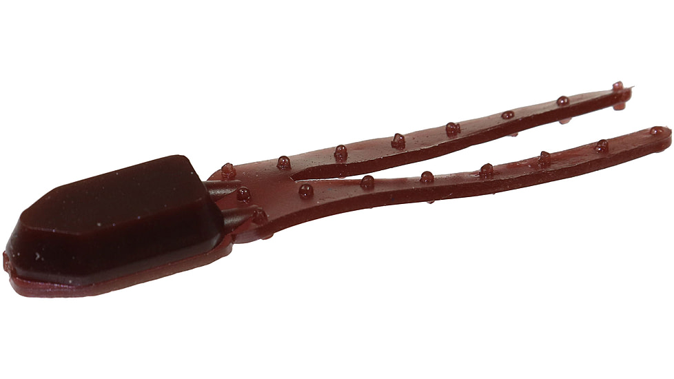 Zoom Skinny Chunk Bait, 20 Pack, 2.75in, Brown, 044117X