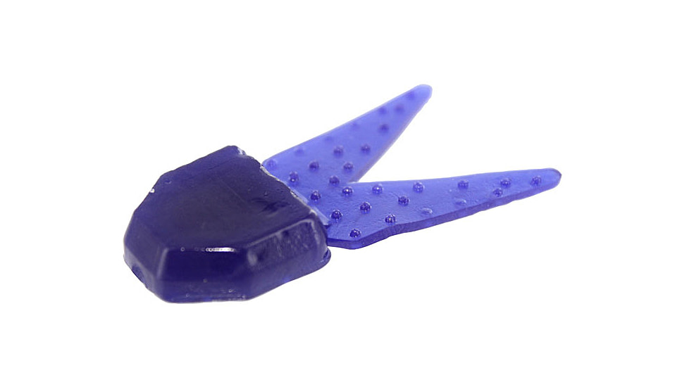 Zoom Small Chunk Jig Trailer, 5 Pack, 2.5in, Flippin Purple, 027101X