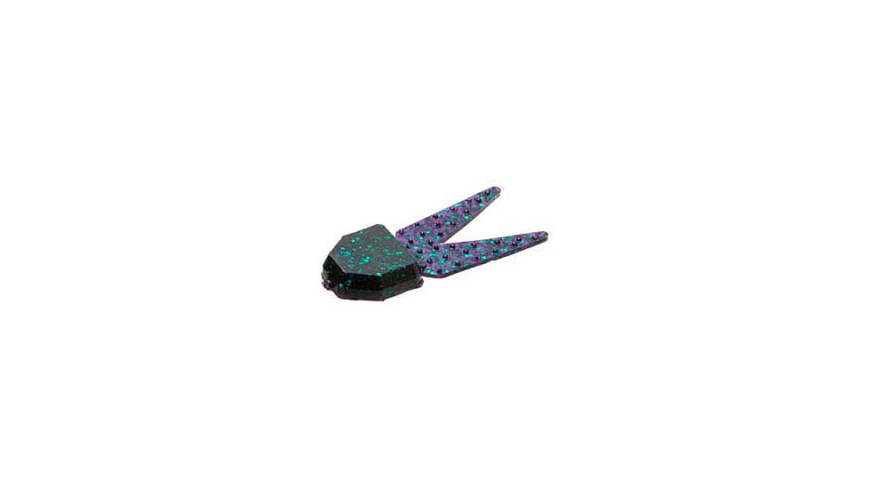 Zoom Small Chunk Jig Trailer, 5 Pack, 2.5in, Junebug, 027005X