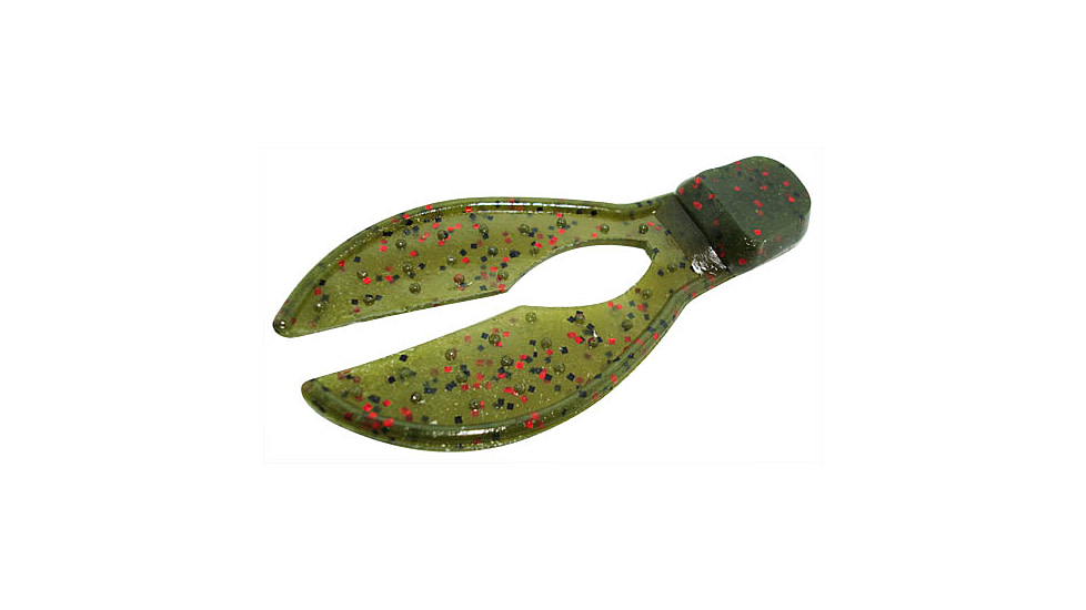 Zoom Super Chunk Jig Trailer, 5 Pack, 3.5in, Avocado, 037147X