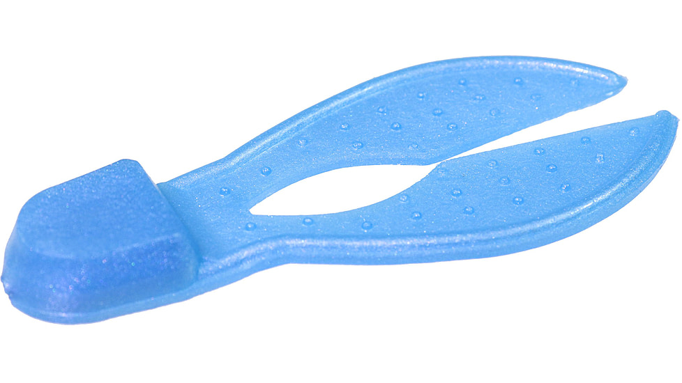 Zoom Super Chunk Jig Trailer, 5 Pack, 3.5in, Powder Blue, 037207X