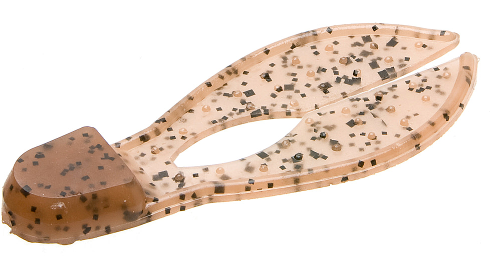 Zoom Super Chunk Jig Trailer, 5 Pack, 3.5in, Pumpkin, 037013X