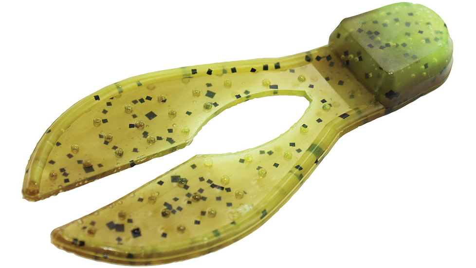 Zoom Super Chunk Jig Trailer, 5 Pack, 3.5in, Summer Craw, 037301X