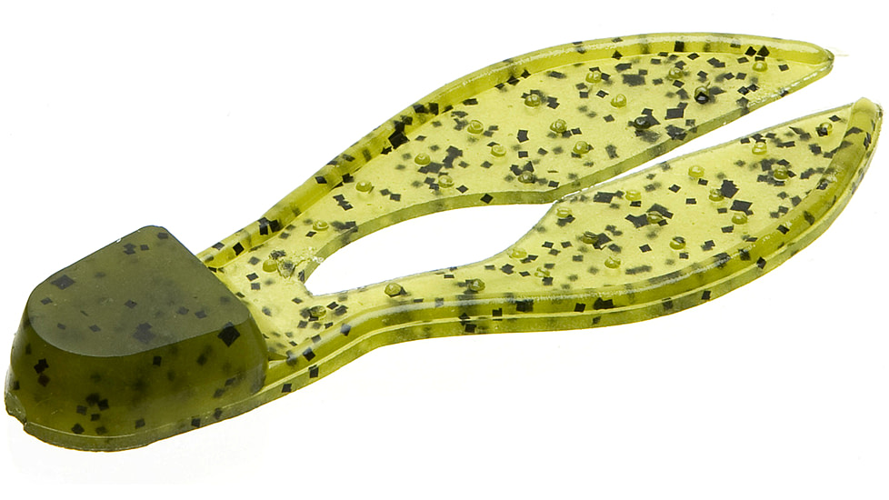 Zoom Super Chunk Jig Trailer, 5 Pack, 3.5in, Watermelon Seed, 037019X