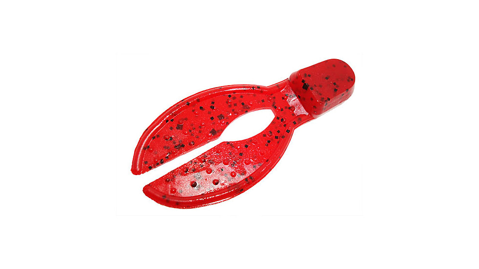 Zoom Super Chunk Jr Jig Trailer, 6 Pack, 2in, Tomato Seed, 041084X