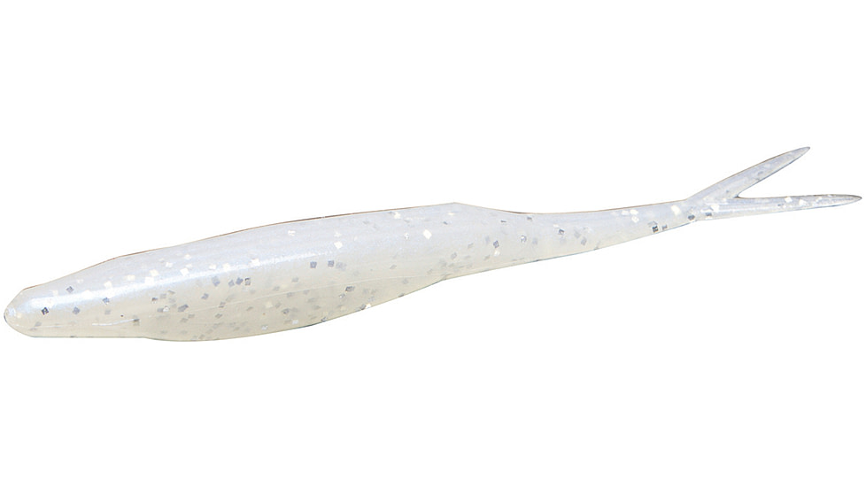 Zoom Super Fluke Baitfish Imitator, 10 Pack, 5.25in, Blue Pearl Silver Glit, 023325X