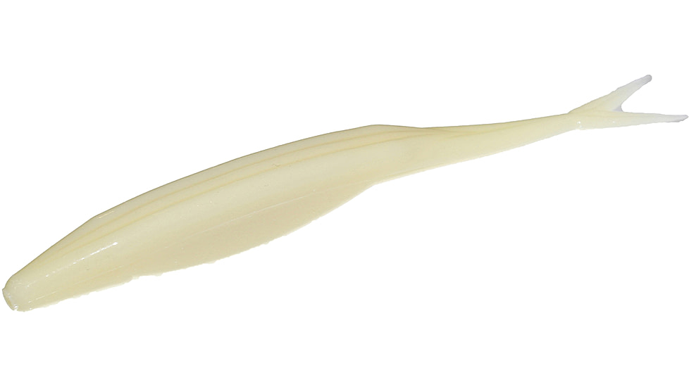 Zoom Super Fluke Baitfish Imitator, 10 Pack, 5.25in, Ham Bone, 023422X