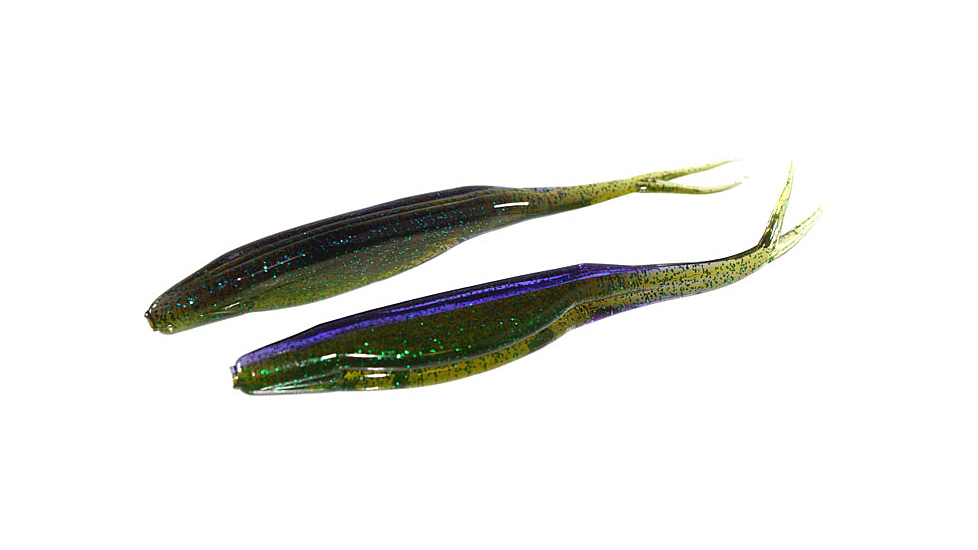 Zoom Super Fluke Baitfish Imitator, 10 Pack, 5.25in, Purple Passion, 023058X