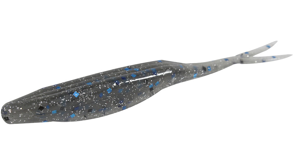 Zoom Super Fluke Baitfish Imitator, 10 Pack, 5.25in, Smokin Blue, 023022X