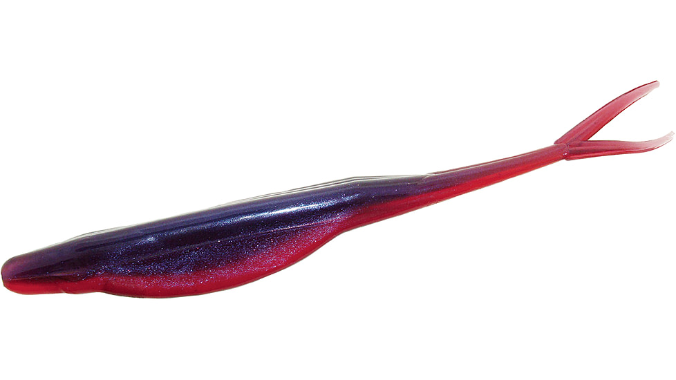 Zoom Super Fluke Baitfish Imitator, 10 Pack, 5.25in, Tequila Sunrise, 023048X