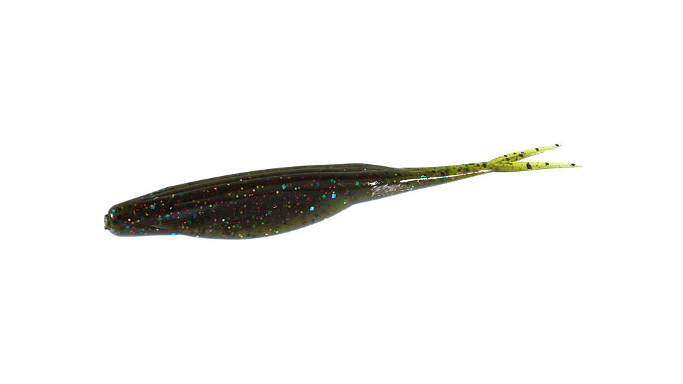 Zoom Super Fluke Baitfish Imitator, 10 Pack, 5.25in, Tilapia Magic, 023411X