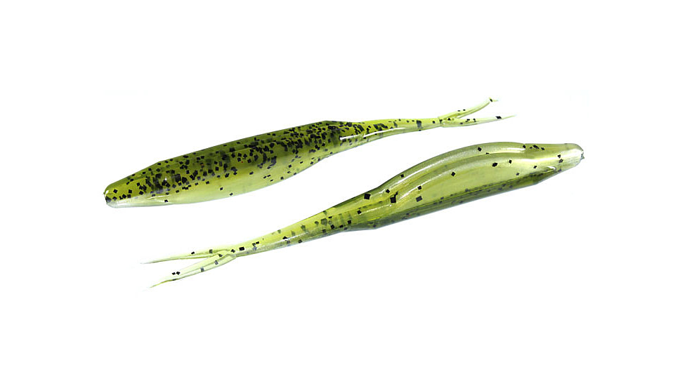 Zoom Super Fluke Baitfish Imitator, 10 Pack, 5.25in, Watermelon Seed Pearl, 023178X