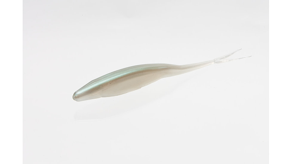 Zoom Super Fluke, Green Albino, 5 1/4in, 10 Pack, 023238-SP