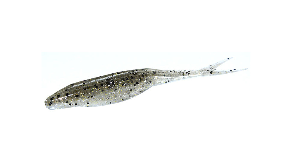 Zoom Super Fluke Jr Baitfish Imitator, 10 Pack, 4in, Alburno Iberico, 056382X
