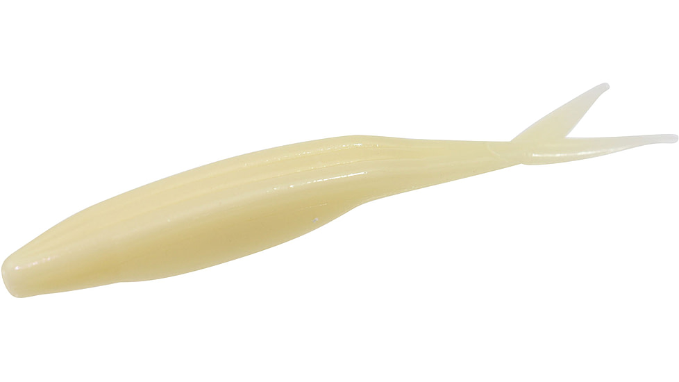 Zoom Super Fluke Jr Baitfish Imitator, 10 Pack, 4in, Ham Bone, 056422X