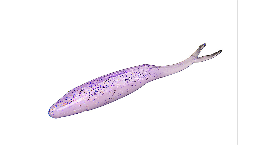 Zoom Super Fluke Fluke, 10, 5.25in, Lavender Shad, 023364-SP
