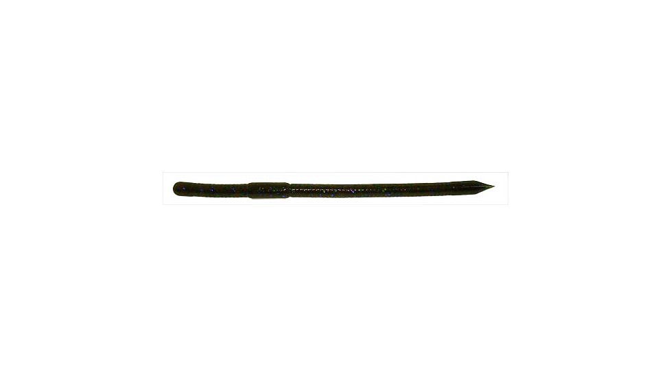 Zoom Swamp Crawler Finesse Worm, 5 Pack, 5.5in, Green Pumpkin Candy 2, 016272X