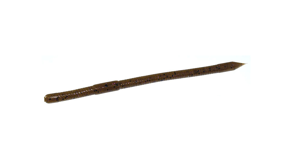 Zoom Swamp Crawler Finesse Worm, 5 Pack, 5.5in, Green Pumpkin Purple 2, 016248X