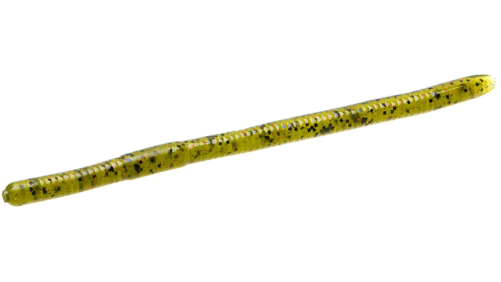 Zoom Swamp Crawler Finesse Worm, 5 Pack, 5.5in, Watermelon Red 2, 16054