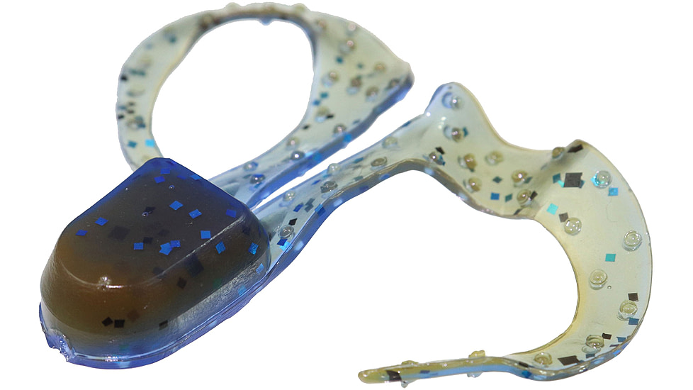 Zoom Swimmin Chunk Jig Trailer, 10 Pack, 3in, Okeechobee Craw, 043251X