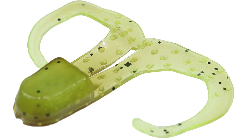 Zoom Swimmin Chunk Jig Trailer, 10 Pack, 3in, Summer Craw, 043301X