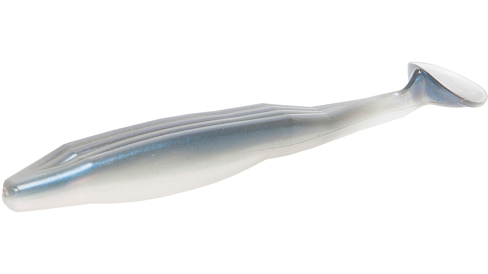 Zoom Swimmin Super Fluke Baitfish Imitator, 5 Pack, 5in, Pro Blue Red Pearl, 116355X