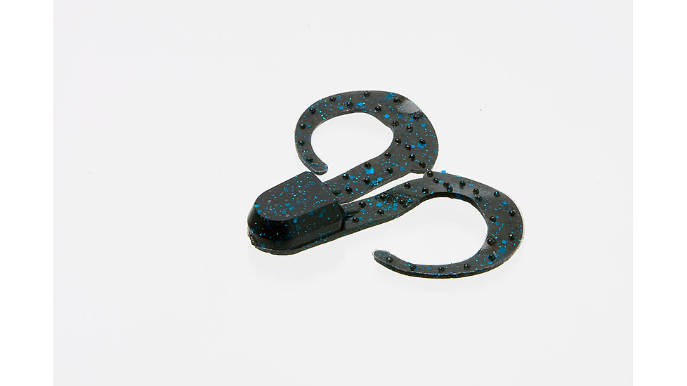 Zoom Swimminft Chunk Swimbaits, 10, 3in, Black-Blue, 43072