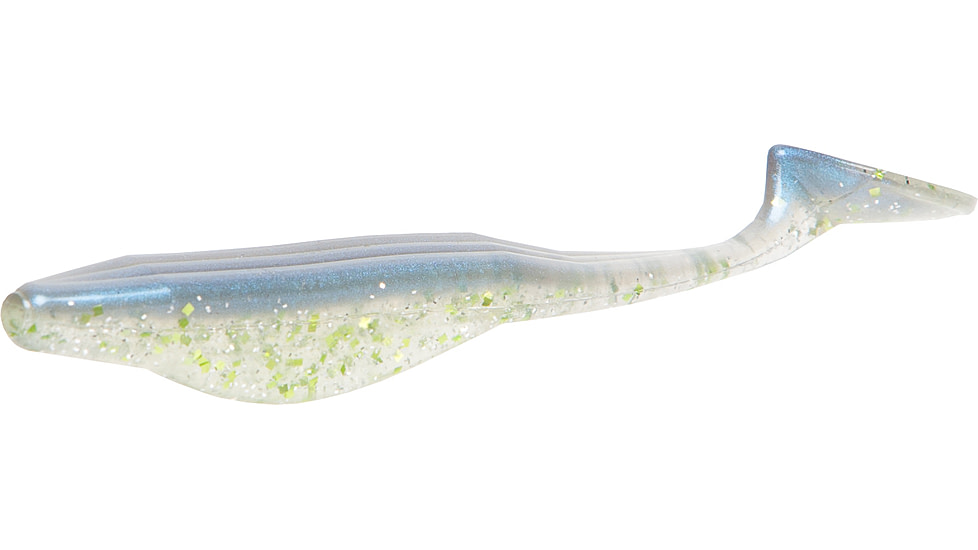 Zoom Swimmin'Super Fluke Jr Swimbaits, 10, 4in, Sexy Shad, 117354