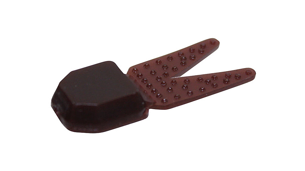 Zoom Tiny Chunk Jig Trailer, 5 Pack, 2in, Brown, 029117X