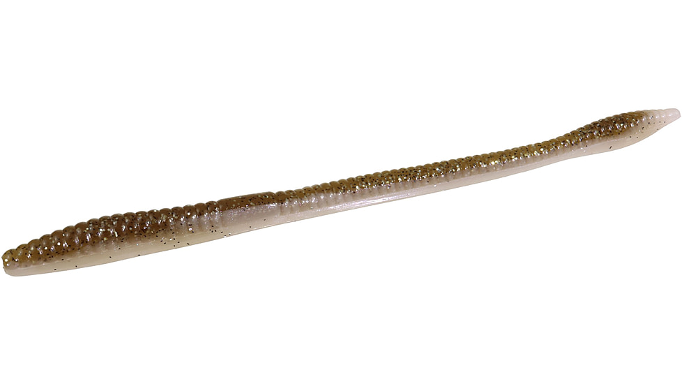 Zoom Trick Worm, 20 Pack, 6.5in, Brown Back, 006436X