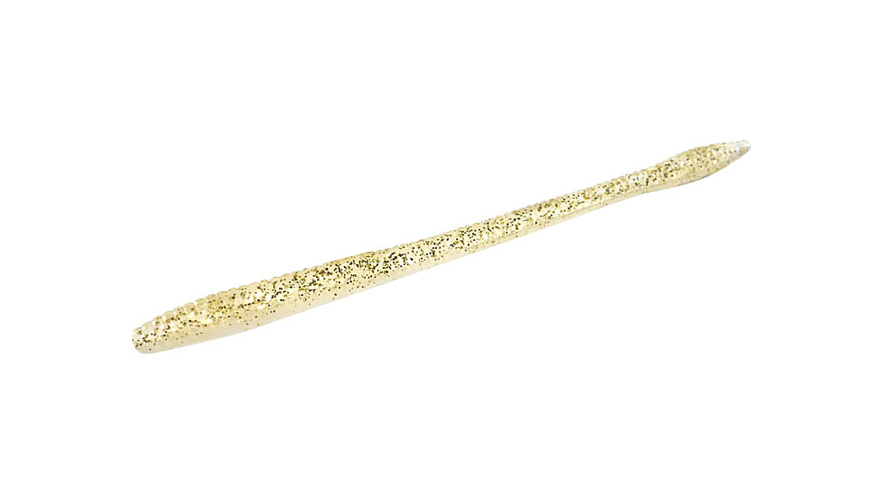 Zoom Trick Worm, 20 Pack, 6.5in, Fools Gold, 006402X