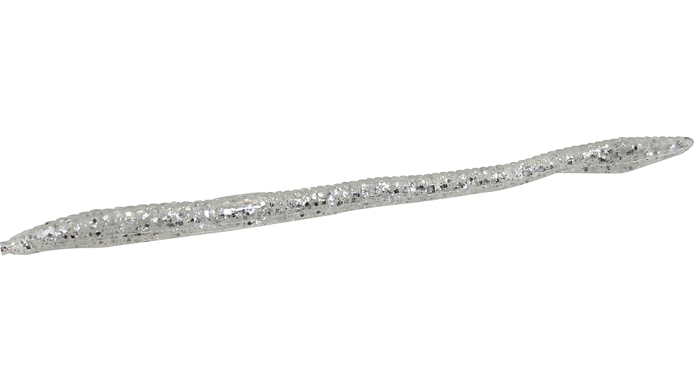 Zoom Trick Worm, 20 Pack, 6.5in, Icicle, 006034X